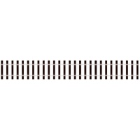 Peco -  Flexible Bullhead Track - Wooden Sleeper (O Code124) - 12 Pce - SL700BH