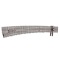 Peco -  Curved Turnout - 7th Radius - Left Hand (HO Code83) - SL8377