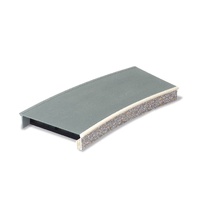 Peco - HO/OO Platform Curved - Stone - ST293
