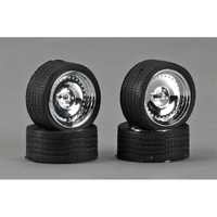 Pegasus 1/24 23" "Cl’S" Rims W/Tires Chrome for Scale Models [2311]