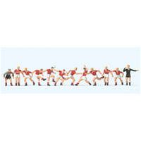Preiser - Soccer Team With Referee - 10075