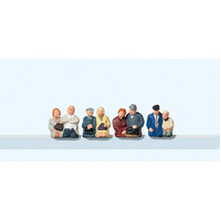 Preiser - Seated Passengers Bus/Rail - 10387