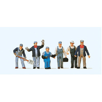 Preiser - Us Freight Train Personnel - 10453