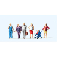 Preiser - Pregnant Ladies,Baby In Stroller - 10550