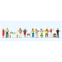 Preiser - Bbq Guests & Accessories - 10553