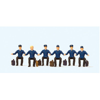 Preiser - Db Diesel Loco Drivers Seated - 10557