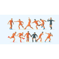 Preiser - Soccer Team Orange Shirt & Shorts - 10761