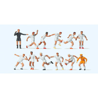 Preiser - Soccer Team White Shirt & Shorts - 10762