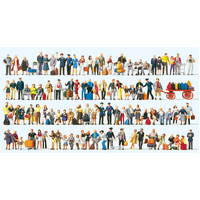 Preiser - 100 R/Way Personnel,Passersby,Travellers - 13000