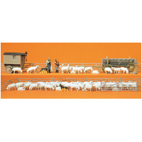 Preiser - Shepherd Flock & Accesories - 13003