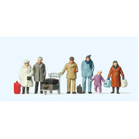 Preiser - Travellers In Winter Clothing - 14038