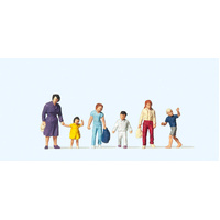 Preiser - Woman W/5 Children - 14041