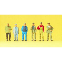 Preiser - Standing Male Workers - 14087