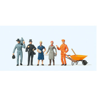 Preiser - Various Tradesmen - 14149