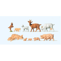 Preiser - Goats & Pigs - 14162