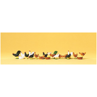 Preiser - Hens, Cocks - 14168
