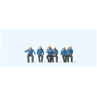 Preiser - Seated Firemen - 14207