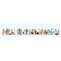 Preiser - Passengers Stndg/Wlkg (24) - 14401