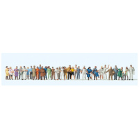 Preiser - Passers-By Stdg/Wlkg (36 Figures) - 14412