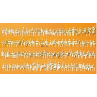 Preiser - Unpainted Seated People - 16328