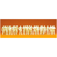Preiser - 21 Unpainted Uniform.People - 16345