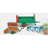 Preiser - Plough/Trailer/Spreader - 17918