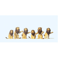 Preiser - Seated Lions - 20381