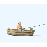 Preiser - Angler In Boat - 28052