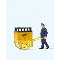 Preiser - Post Official W/Cart - 28083