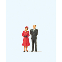 Preiser - Hm The Queen And Prince Phillip - 28132