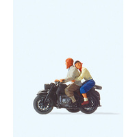 Preiser - Motor Cyclists Zundapp Ks750 - 28148