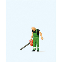 Preiser - Leaf Blower - 28188