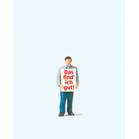 Preiser - Sandwich Board Man - 29049