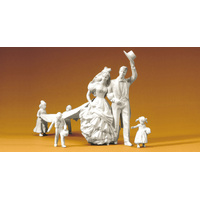 Preiser - G Wedding Party Unpainted - 45180