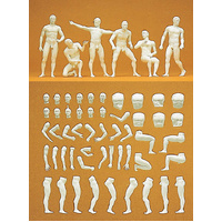 Preiser - 1:22.5 Adam.Model Figures Kit(6) - 45900
