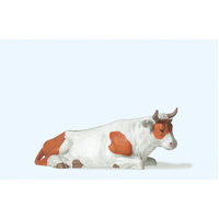 Preiser - 1:25 Cow Lying - 47004