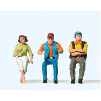 Preiser - 1:24 Seated Truckers - 57001