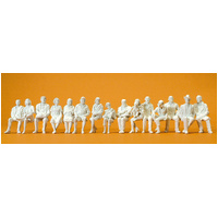 Preiser - 1:32 12 Unpainted Seated Passengers - 63001