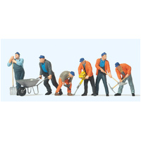 Preiser - 1:43 Track Workers(6) - 65336
