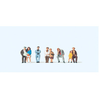 Preiser - 1:120 Seated People - 75024