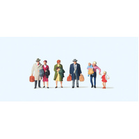 Preiser - 1:120 Walking Pssgrs/Shoppers - 75038