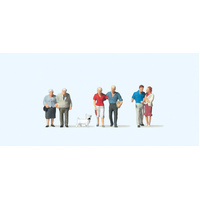 Preiser - 1:120 3 Couples, 1 Dog - 75042