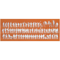 Preiser - N Unpainted Figures At Work (70) - 79009