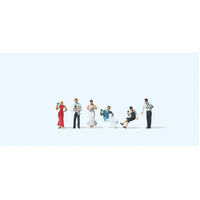 Preiser - N Party Guests & Waiter - 79038