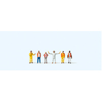 Preiser - 1:200 Workers Airport Personnel - 80914