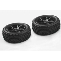 Front Buggy Tyre Set Spirit (Black)