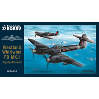 Special Hobby - 1/32 Westland Whirlwind FB MK.I ‘Fighter-Bomber’ Hi-tech kit Plastic Model Kit