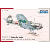 Special Hobby - 1/72 SAAB B-5 ‘Swedish Dive Bomber’ Plastic Model Kit