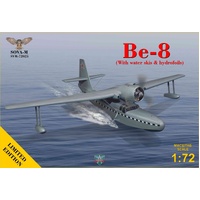 Sova-M 72025 1/72 Be-8 amphibian aircraft (with water skis & hydrofoils) Plastic Model Kit