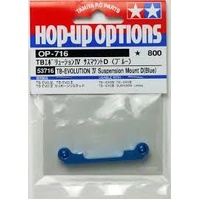 Tamiya - TB Evolution IV - Suspension Mount D Blue